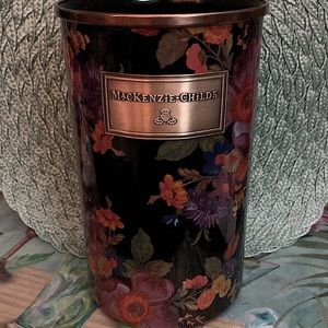 BLACK FLOWER MARKET UTENSIL HOLDER MacKenzie Childs EOC